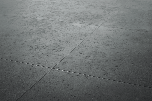 Klick Vinyl Fliesenoptik - XXL - Ninaventura Anthrazit - 91,4 x 45,7 cm - Vinylboden Marmoroptik