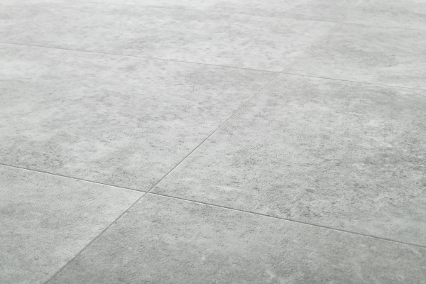 Klick Vinyl mit Trittschalldämmung Fliesenoptik - XXL - Ribeira Silver - 91,4 x 45,7 cm - Vinylboden Steinoptik