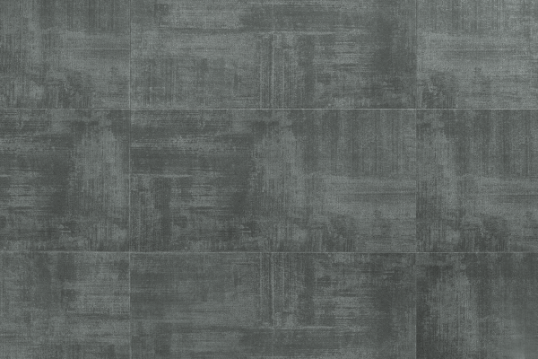 Klick Vinyl mit Trittschalldämmung Fliesenoptik - XXL - Amadora Anthracite - 91,4 x 45,7 cm - Vinylboden Betonoptik